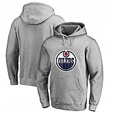 Edmonton Oilers Gray All Stitched Pullover Hoodie,baseball caps,new era cap wholesale,wholesale hats